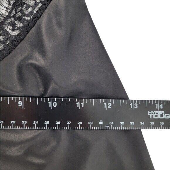 PrettyLittleThing Women's Black Faux Leather Lace Mini‎ Dress Size 0 - Picture 9 of 10